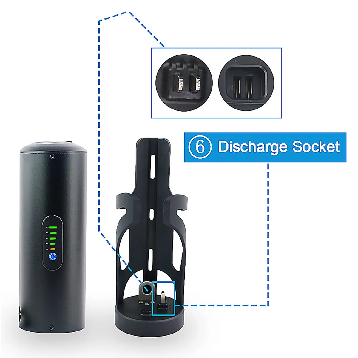 (2-5 Days Delivery 36V Ebike Akku Mini Flasche Elektrischer Akku - 500W 350W 250W 200W Sanyo Cell 18650 Lithiumbatterie für Bafang Mid Drive und andere Bike Conversion Wheel Kits