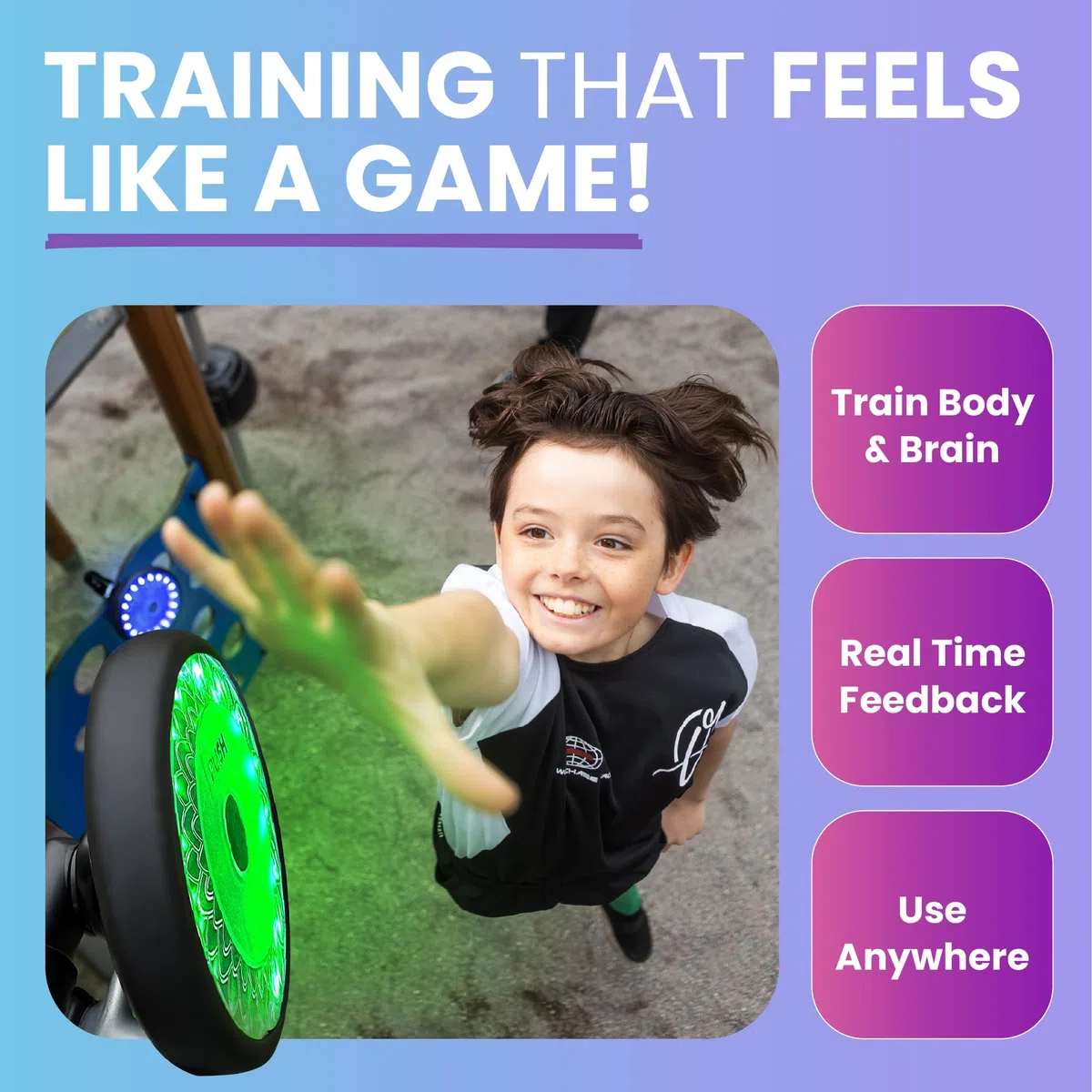 Reaktionslichter Training – Smartes Reaktionstraining per App – Trainingslichter für Sport, Schule & Coaching – 4 oder 6 Pucks