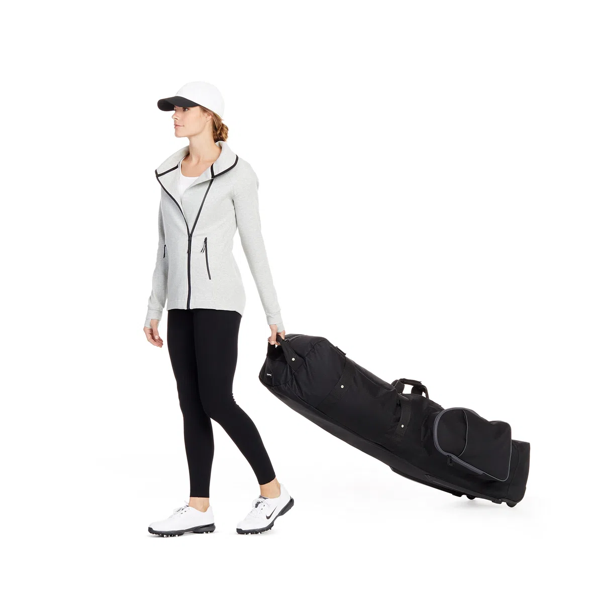 Amazon Basics - Golf-Reisetasche, weich gepolstert an den Seiten, Schwarz