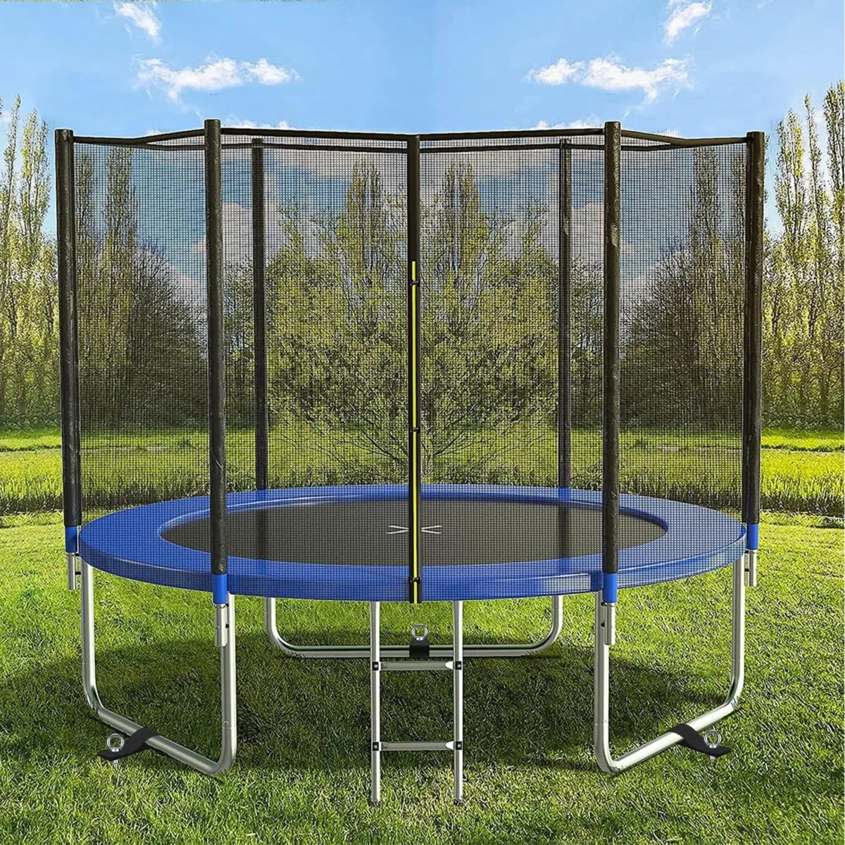 Insaga Bodenanker Erdanker 61cm Boden Anker Zelt Heavy Duty Trampolin Anchor Zum Eindrehen für Zelte, Schaukelgestell, Vordächer, Camping, Widerstehen Starkem Wind Rostfrei mit Fester Schlaufe 4 Stück