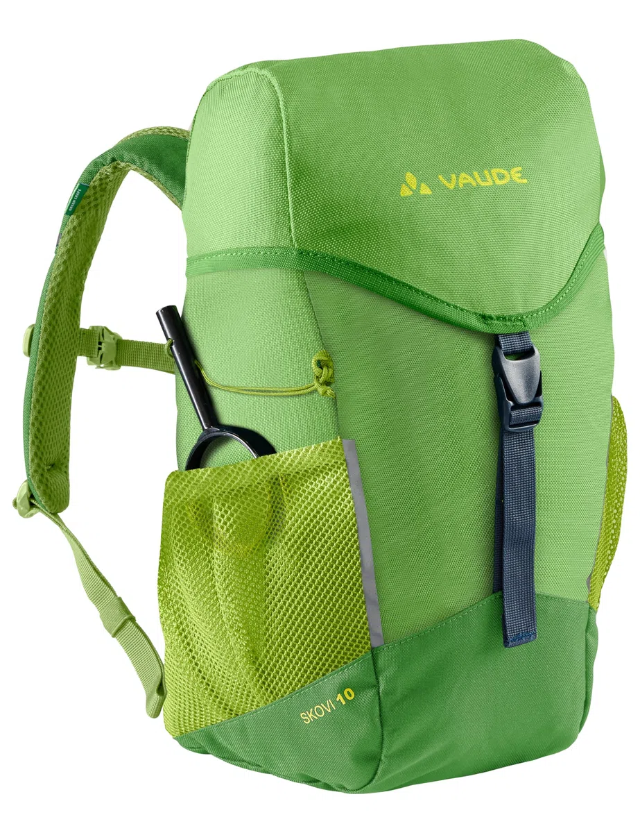 VAUDE Kinderrucksack Skovi für Jungen & Mädchen, komfortabler Wanderrucksack Kinder 10 L in lila, Wetterfester Schulrucksack mit viel Stauraum & reflektierende Elemente, pastel lilac