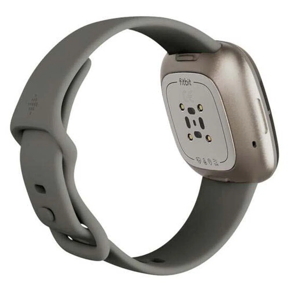 Fitbit Sense Advanced Smartwatch with Tools for Heart Health, Stress Management & Skin Temperature Trends, Sage Grey / Silver