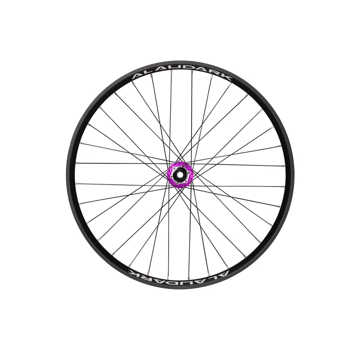 Dirt Jump Bike Wheel D30 26" Double Wall Alloy 6-Bolts Disc Brake Mount - Purple Front