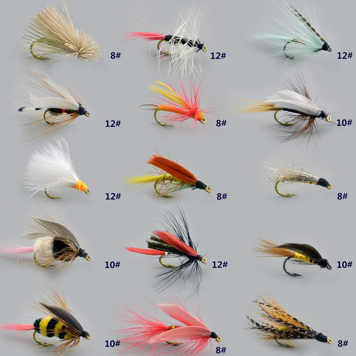 Fly Fishing Flies kit with Fly Box/Nymphs/Dry Fly,Wet Fly/Streamers/Realistic Flies