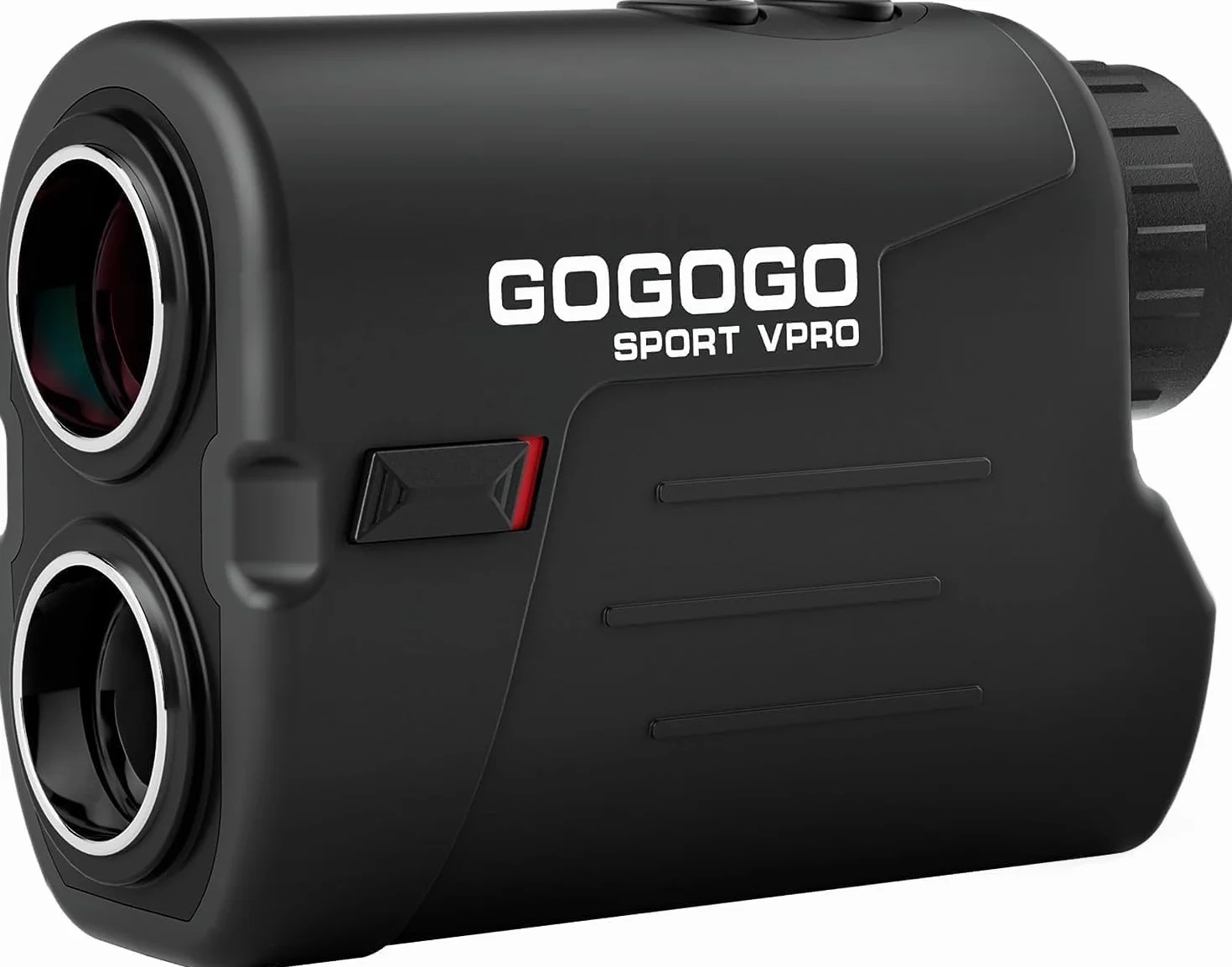 Gogogo Sport Vpro Golf Entfernungsmesser mit Slope & Magnetstreifen 1000Yds/915M Golf Laser Entfernungsmesser mit Klare Sicht, Flag-Lock, Vibration für Golf Jagd, Legal für Turnier