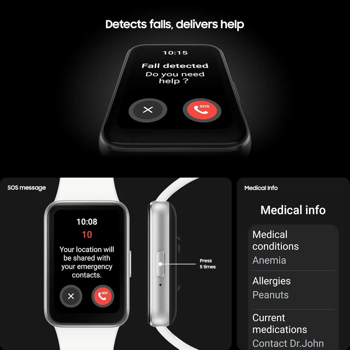 Samsung Galaxy Fit3 Silber (Silber) SM-R390