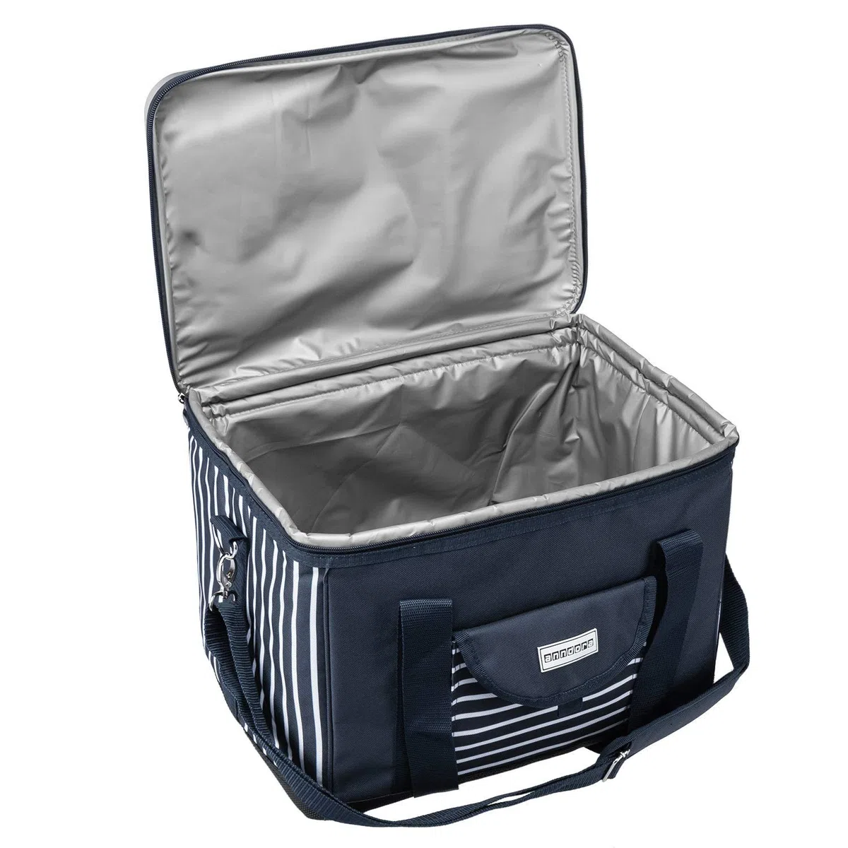 anndora Kühltasche XL 40 Liter – große Isoliertasche mit Getränkehalter & Tragegurt – auslaufsicher & belastbar bis 10kg – Thermotasche für Picknick, Camping, Strand & Einkauf