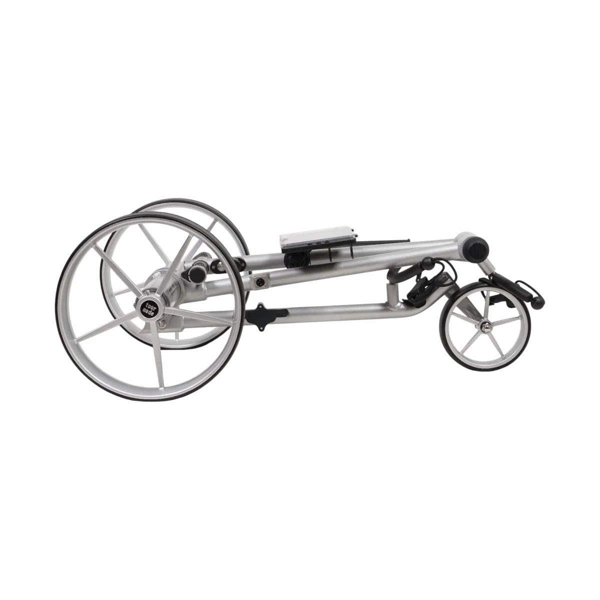 tour made RT-630 / RT-630S Golftrolley Elektrisch I Dual Motor I Rückwärtsgang I Bergabfahrbremse I Lithiumakku für 27-36 Loch I viel Zubehör I Deutsche Markenqualität