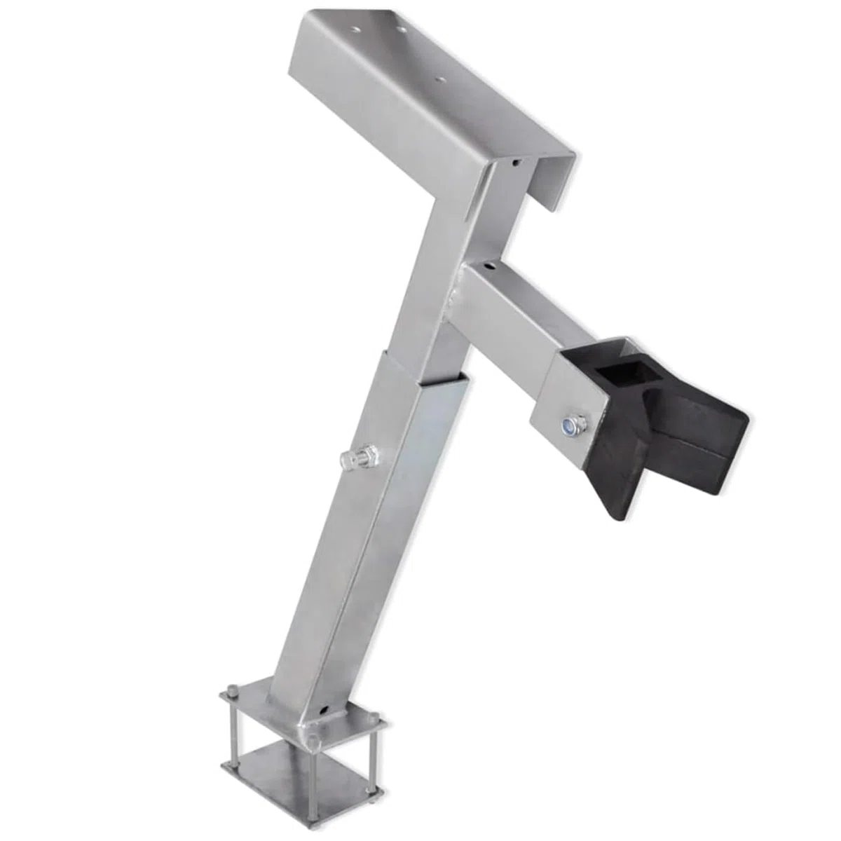 Gecheer Bootsanhänger Windenstand mit Bugstütze, Verstellbarer Windenständer 62-72 cm, Stahl, für sichere Bootsführung und Transport