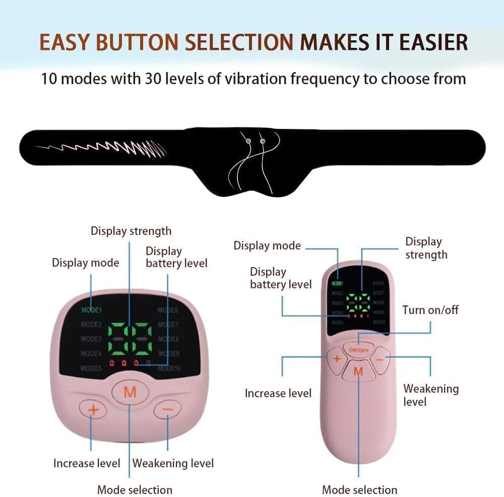 EMS Gerät für Gesäß- und Hüfttraining, Elektrischer Gesäßtrainer mit 2 Muskelstimulator für Arme und Beine, Smart EMS Trainingsgerät für Formen und Straffen der Gesäßmuskeln, 10 Modi & 30 Intensitäten