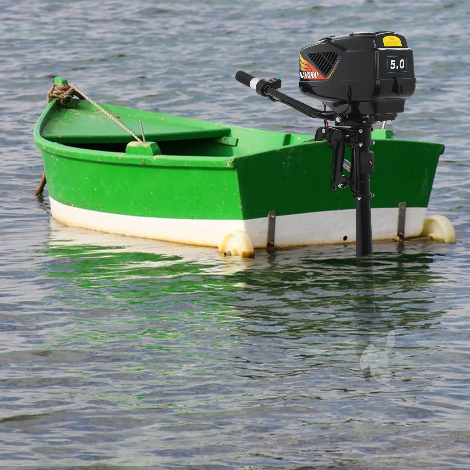 Leiser Elektro Trolling Bootsmotor Elektrischer Außenbordmotor 1200W 48V Bürstenloser Kupfermotor 800kg Schub Kurzwelle für Boote 2-4m Angeln Schlauchboot Fischerboot