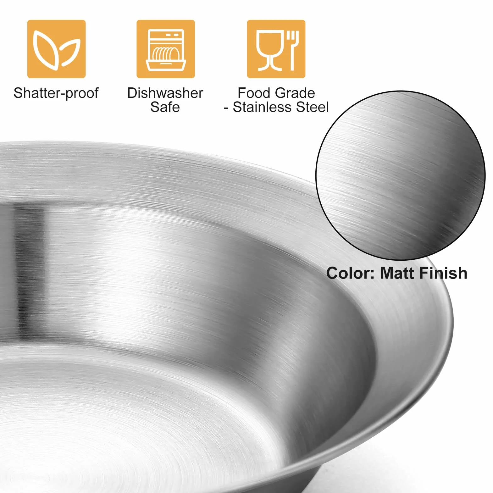 Odoland Campingbesteck Set Geschirrset 13 PCS aus Edelstahl Tafelservice mit Etui Messer Gabel Löffel Teller Kaffeebecher ideal für 2 Personen Outdoor Reisen Wandern Camping