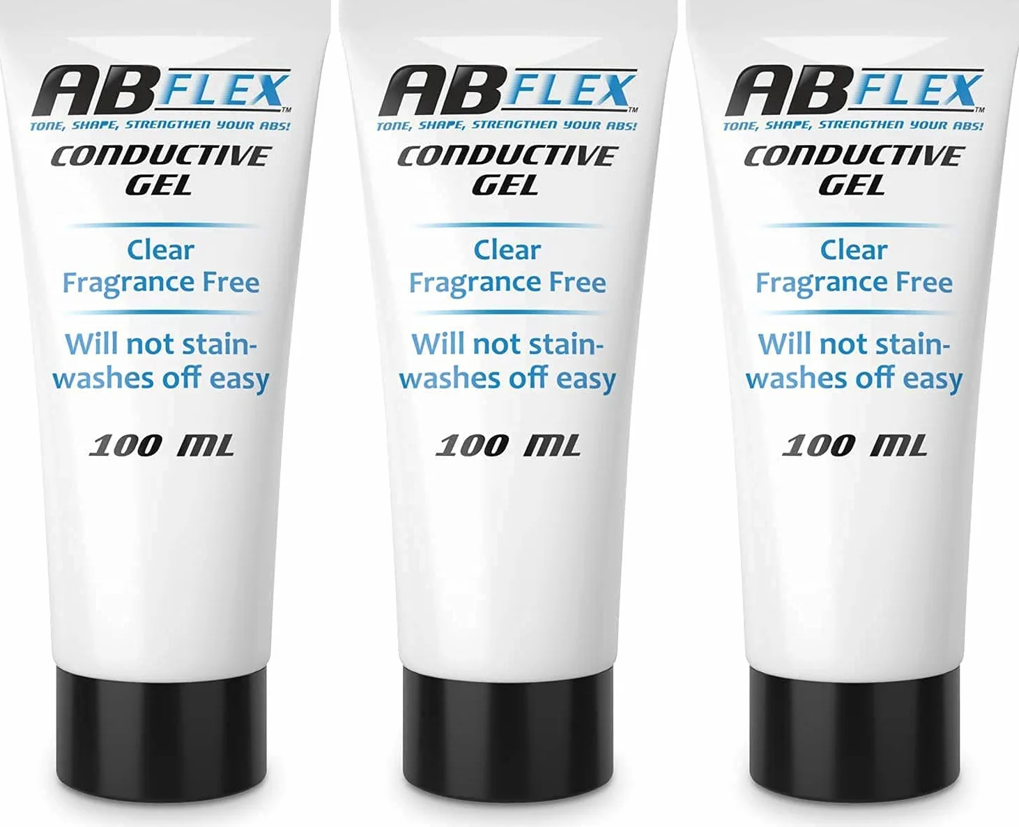 Best leitfähigem Gel für TENS, EMS, oder ab Flex ab Gürtel (3x100 ml)