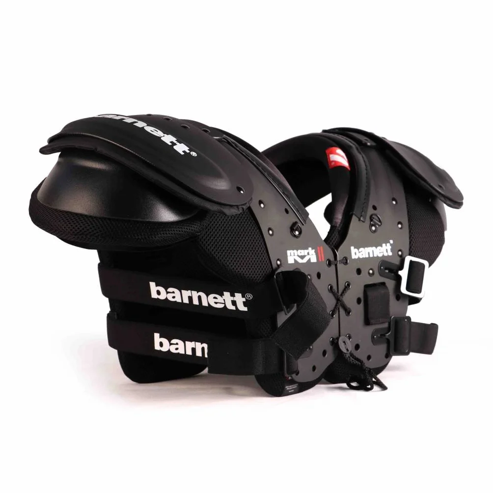 BARNETT Mark II American Football Pro Schulterstütze, Schwarz, Größe M, RB-DB-Te