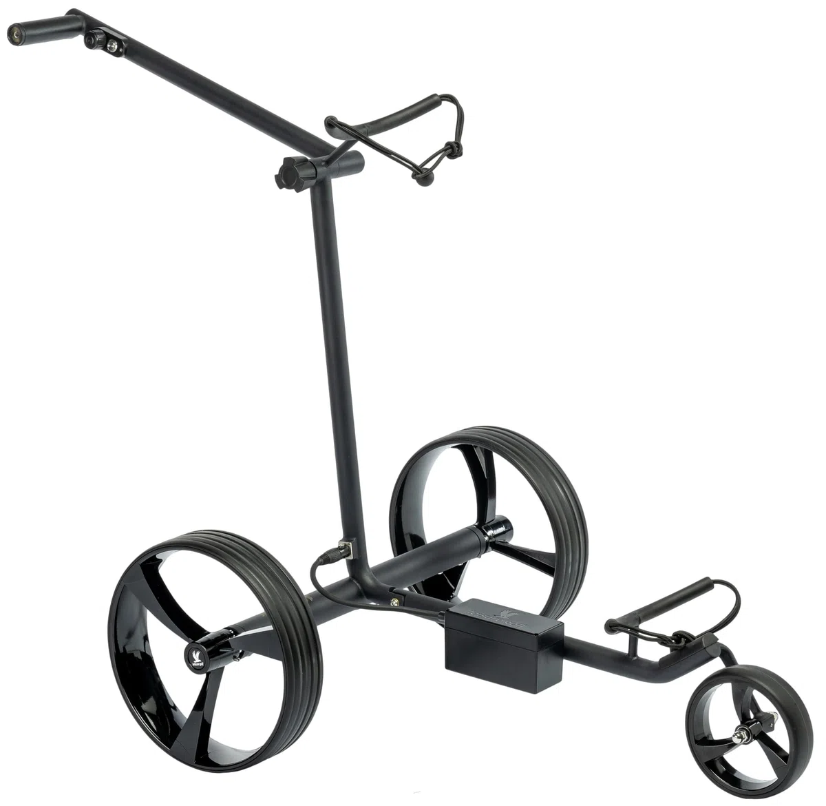Leisure Golf Elektro Golftrolley Ikarus 2.0 Black Edition inkl. Zubehörpaket
