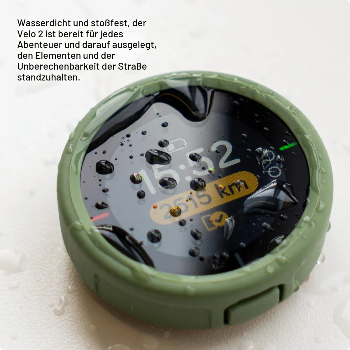 Beeline Velo 2 Navigationsgerät Ø46,4mm für Fahrrad + universelle Lenkerhalterung | Fahrrad Navigation