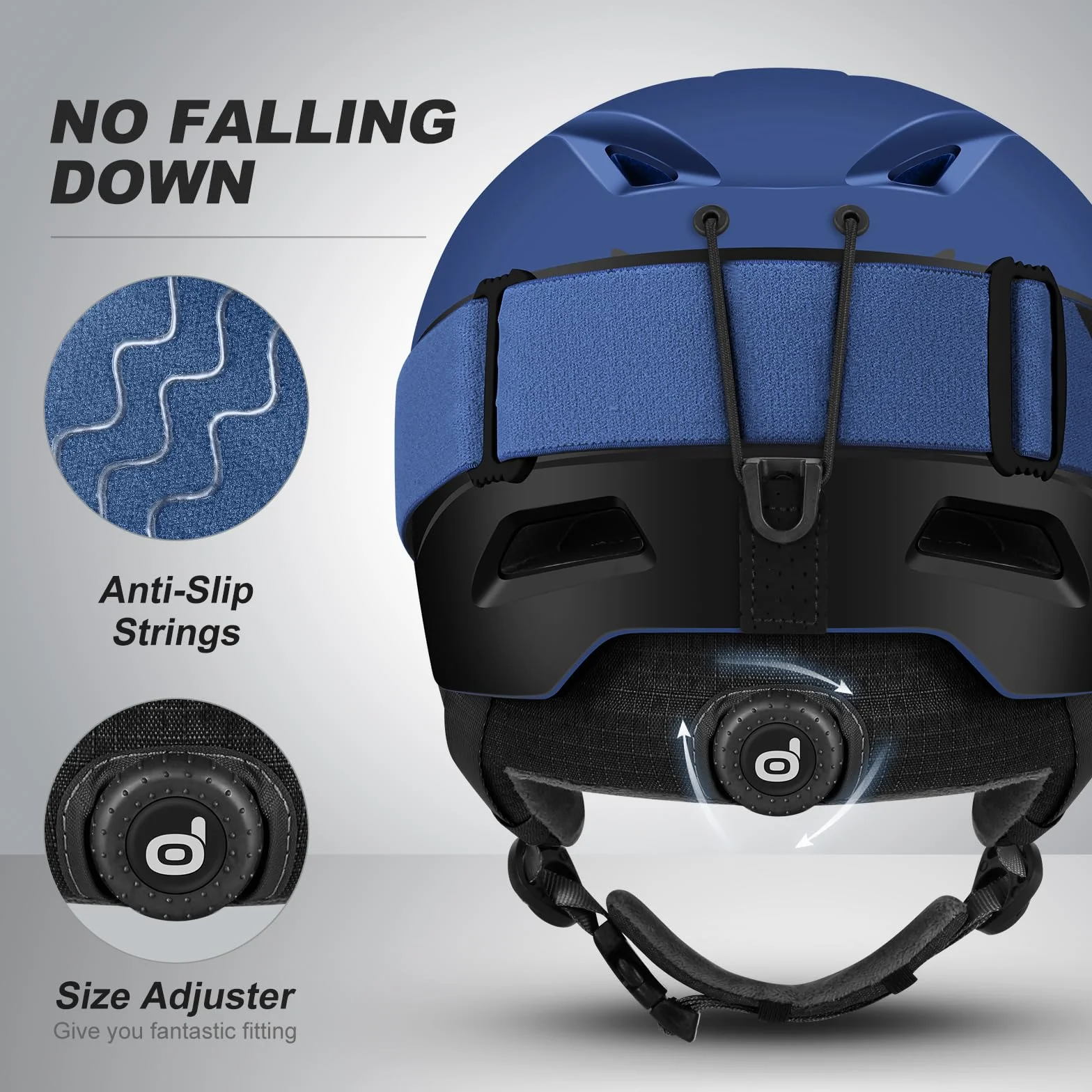 Odoland Skihelm und Skibrille Set Snowboardhelm mit Snowboardbrille für Damen und Herren und Jugend Ski Goggles UV 400 Schutz Windwiderstand Snowboard Brille zum Skifahren und Bergsteigen