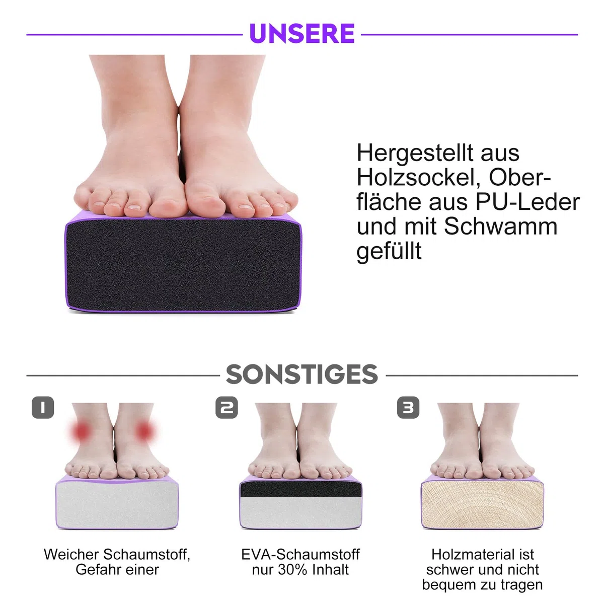 U`King Folding Gymnastik Schwebebalken, Gymnastik bar 2.1m/220 lbs Faux Suede Folding Gymnastik Ausbildung Balance Beam für Home Gym Training Übung Sport