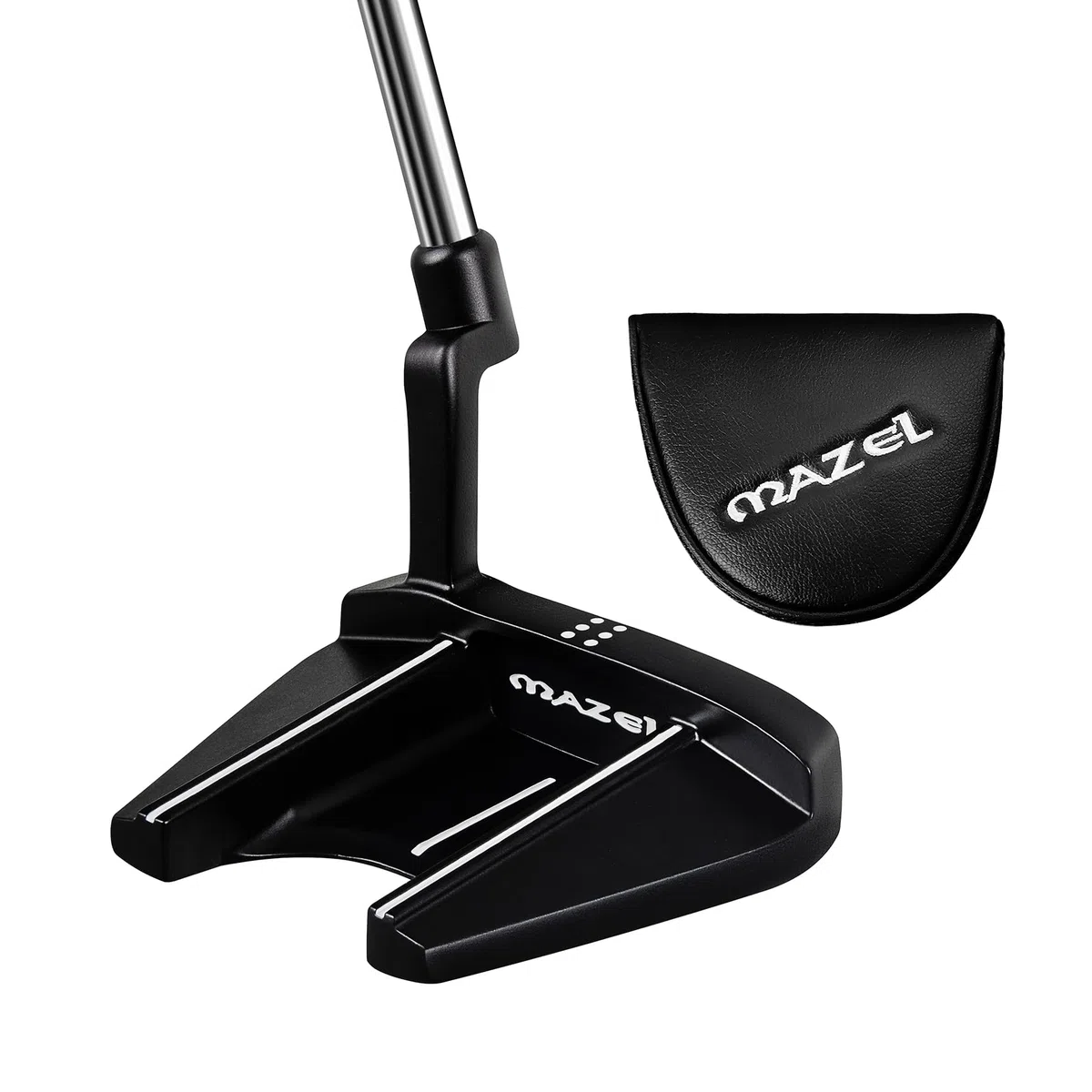 MAZEL Golf-Putter für Herren, rechte Hand, 89,9 cm, Double Bend Face Balance Mallet Putter MP-001,MP-002