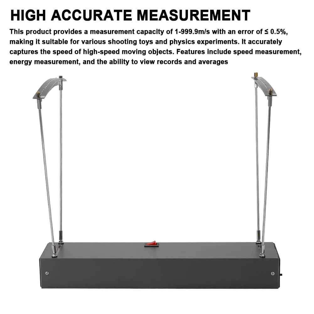Hancaner Velocimetry Geschwindigkeitsmessgerät Pro mit Baldachin und WiFi 30–9999fps,hochpräziser Geschwindigkeitsmesser in WiFi-Version, unterstützt 20 Datenspeichersätze