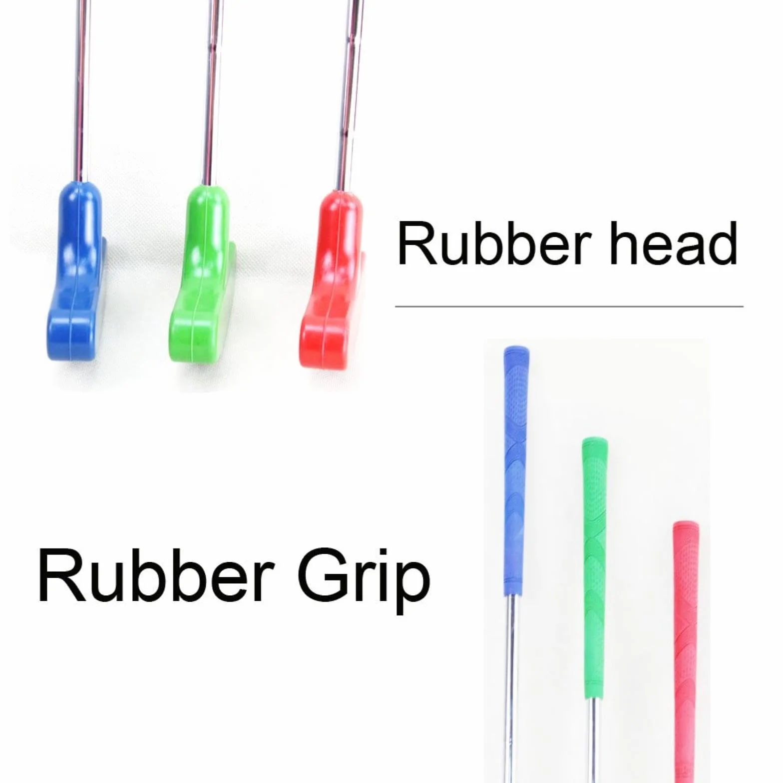 CRESTGOLF Putter Golf 33inch,Gummi Griff, Golf Zubehör Putter Geeignet für Golfer jeder Stufe,Sechs Farben für Ihre Wahl, 6pcs Mixed Color.
