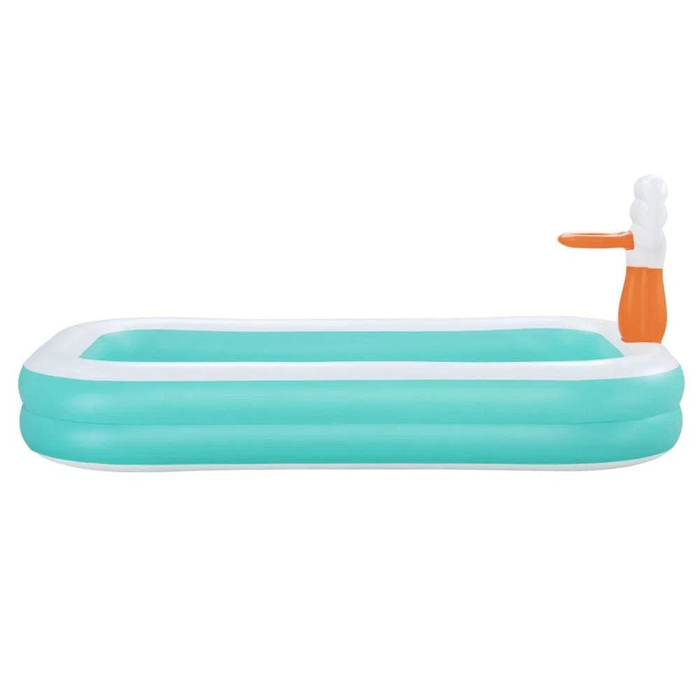 Bestway Family Pool Dunk N' Splash mit Basketballkörben 251 x 168 x 102 cm