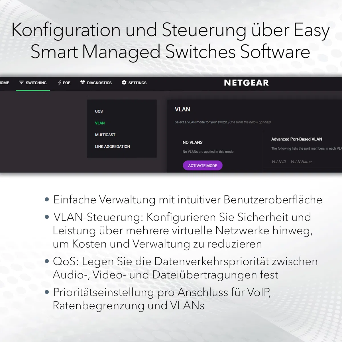 NETGEAR 5-Port Multi-Gigabit Ethernet Plus Switch (MS305E) – Managed, mit 5 x 1G/2,5G, Desktop- oder Wandbefestigung und eingeschränktem Schutz über 5 Jahre