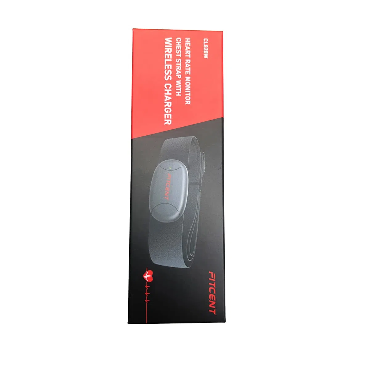 Fitcent Herzfrequenz-Sensor mit 5,3 kHz/Bluetooth und Ant+, Herzfrequenzmesser mit Kalorienüberwachung und Speicher für Radfahren, Laufen, Fitness
