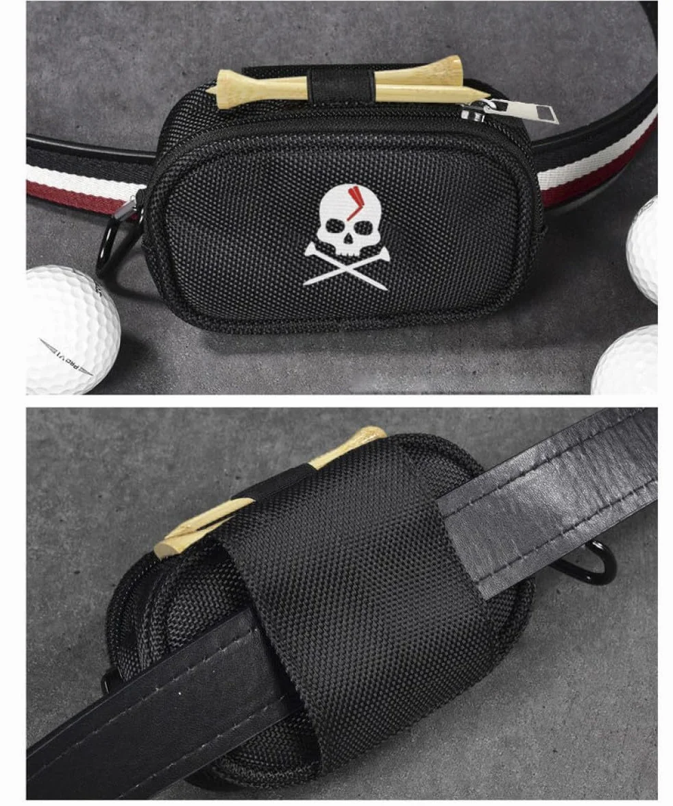 Golfball-Hüfttasche,Golfball-Aufbewahrungshalter, Gürteltasche,Mini-Gürteltasche,Golfball Aufbewahrungstasche,Golfball-Tragetasche,Golf Tee Bag, Golfball Tasche