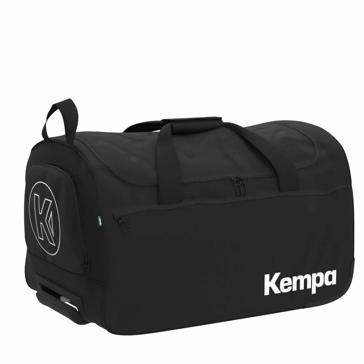 Kempa Trolley - Sporttasche mit Rollen - Trolley mit Griff Handball Fitness Sport, schwarz - 60, 90 oder 120 Liter