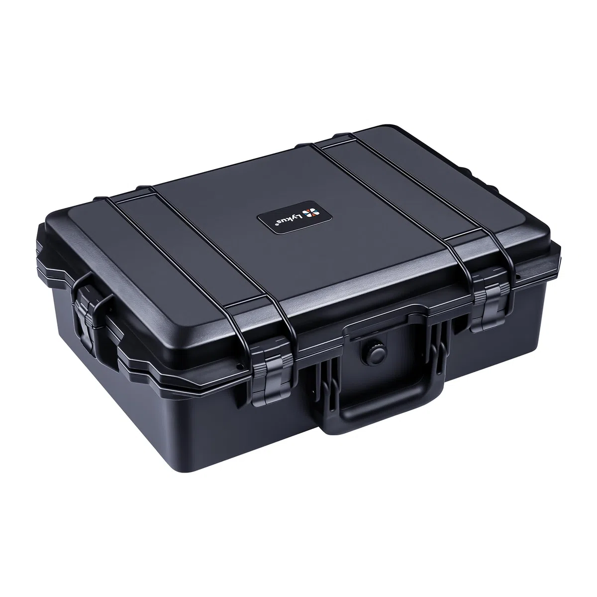 Lykus HC-5210 Großer Wasserdicht Koffer mit Schaumstoff, Innengröße 52x36x18,5 cm, geeignet für elektronische Ausrüstung und mehr