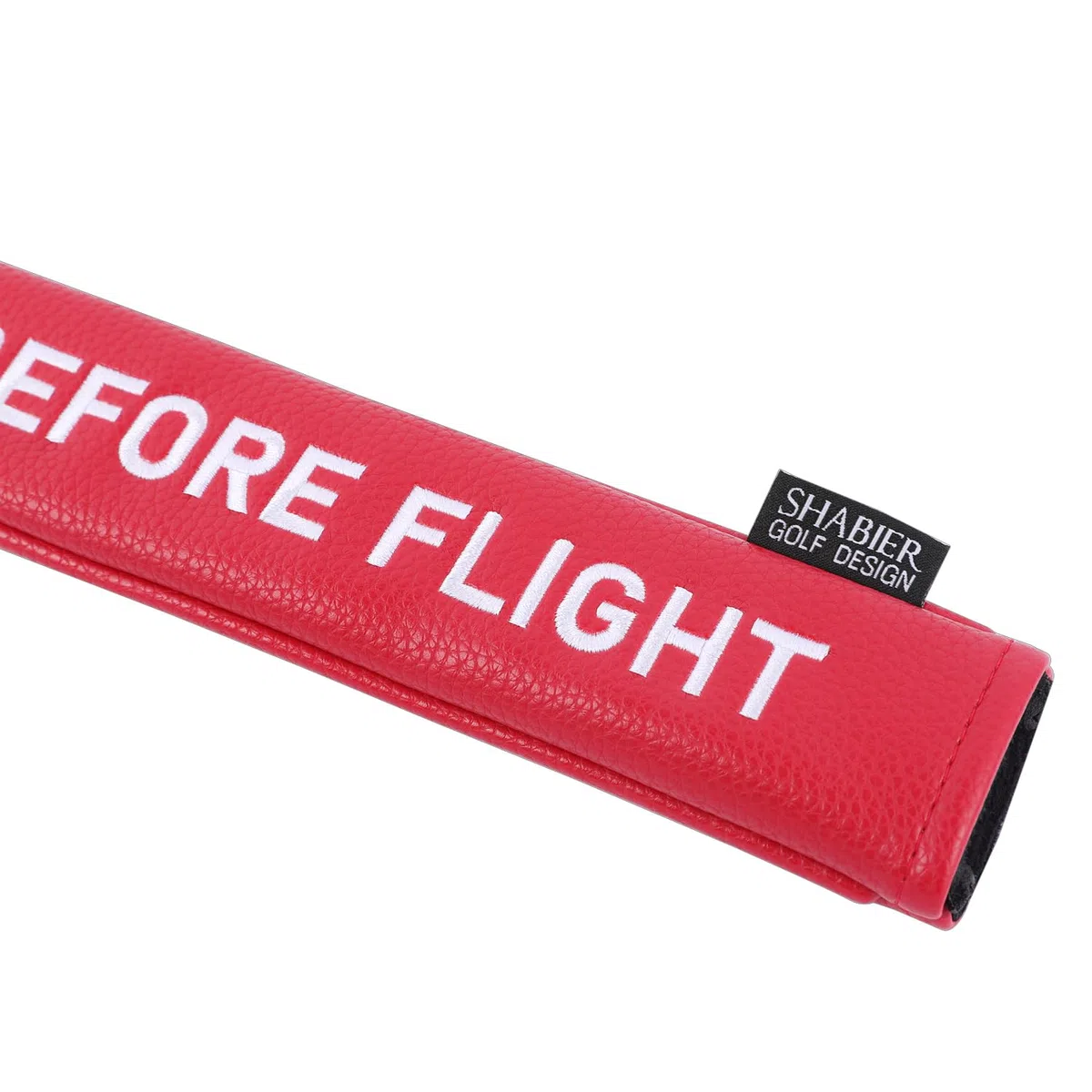 Golfschlägerhaube mit Remove Before Flight Design für Golfschläger
