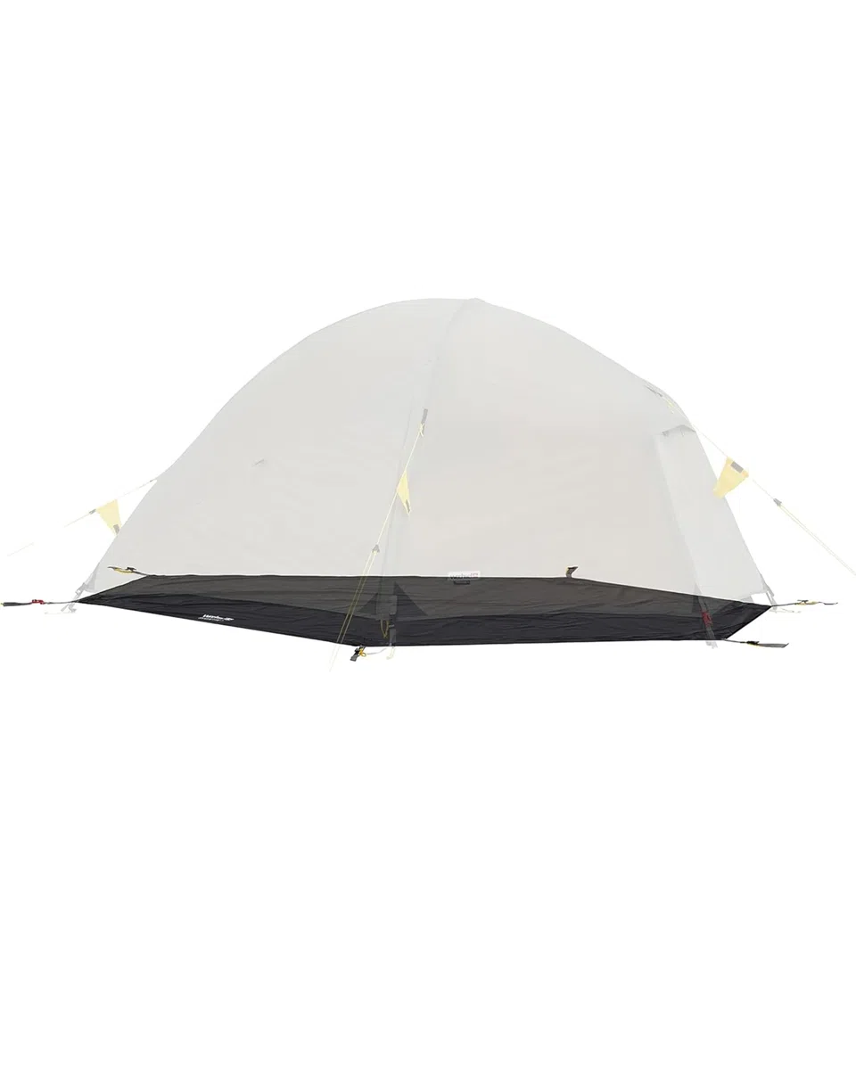 Wechsel Groundsheet Venture 1 I Schwarz I robuste Zelt-Unterlage Boden I Zeltplane wasserdicht mit 7000mm Wassersäule I Bodenplane aus 75D Polyester I Camping-Plane zum Schutz vor Nässe & Schmutz