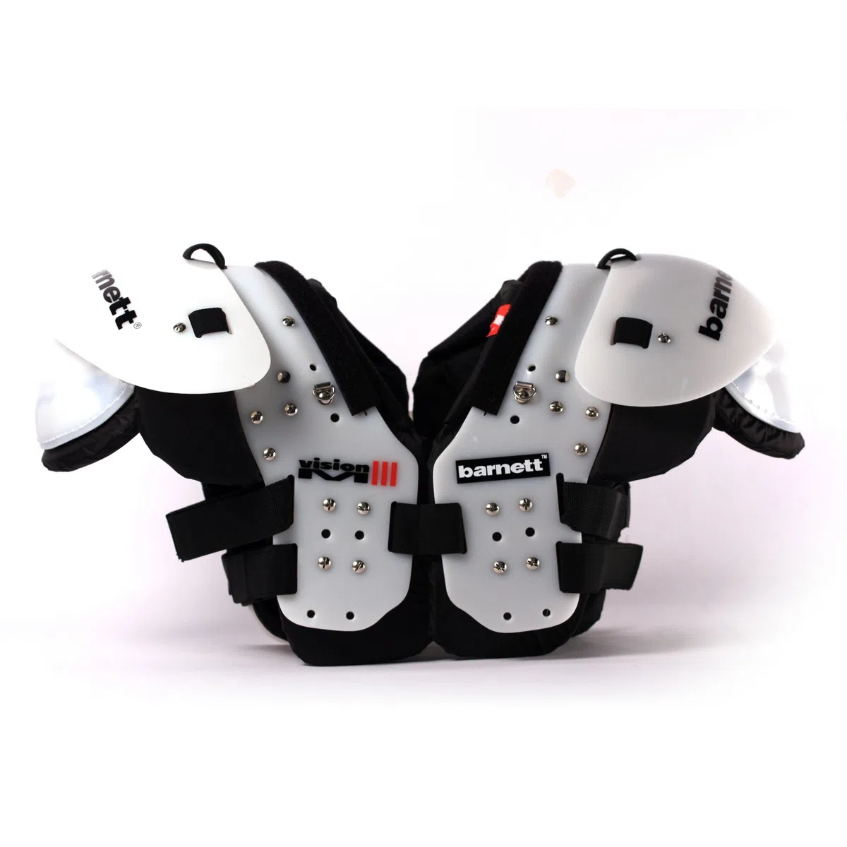 BARNETT Vision III S, Schwarz, Fußball-Schulterstütze, HB-FB-LB-Te-OL-DL,