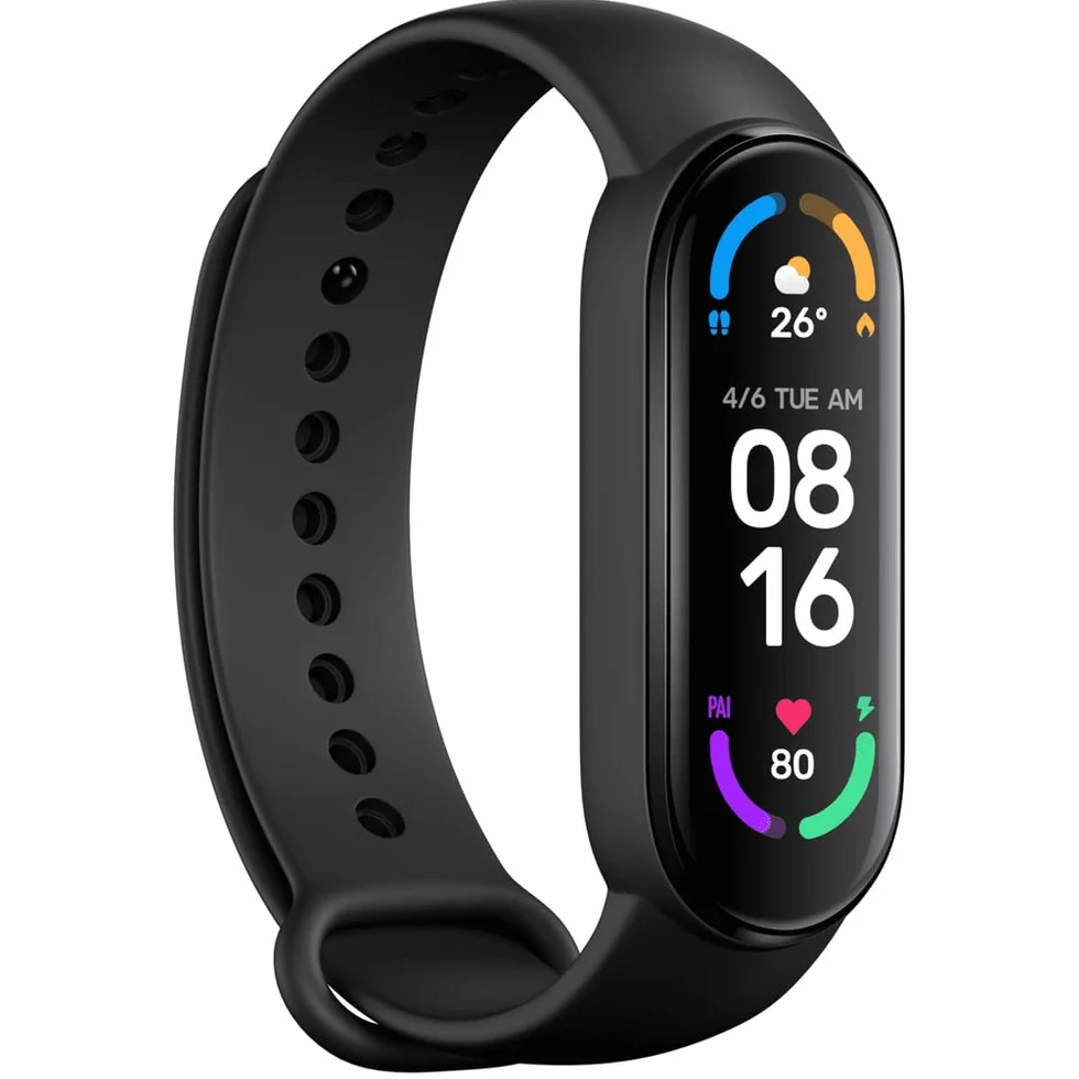 Xiaomi Mi Smart Band Fitness-Tracker & Aktivitäts-Tracker (TFT-Display, SpO2 Tracking, Schlafüberwachung, Herzfrequenzmessung, Benachrichtigungen, Schrittzähler, 5ATM wasserdicht, Mi Fit App)