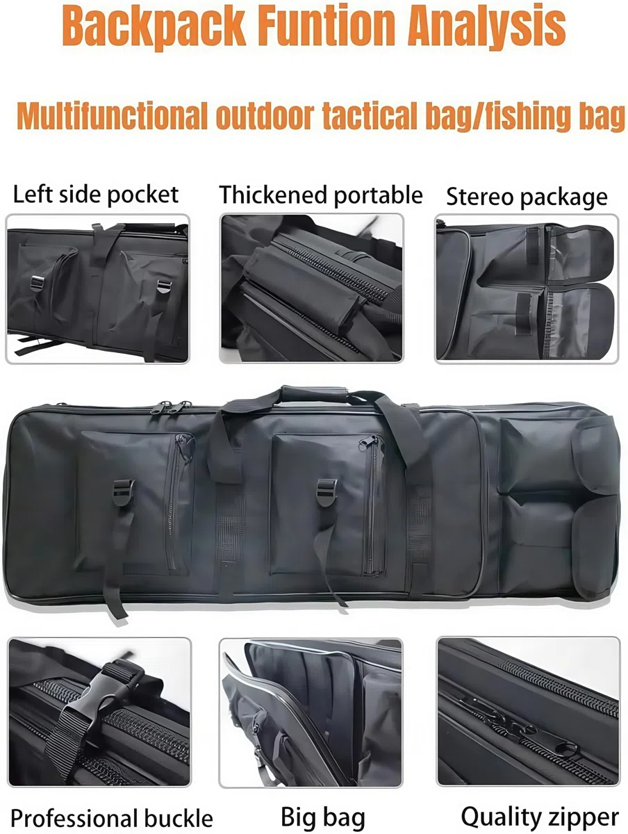 ACEXIER 81cm / 94cm / 115cm Taktisches Jagdgewehr Waffenkoffer Airsoft Waffentasche Outdoor Carry Protection Rucksack