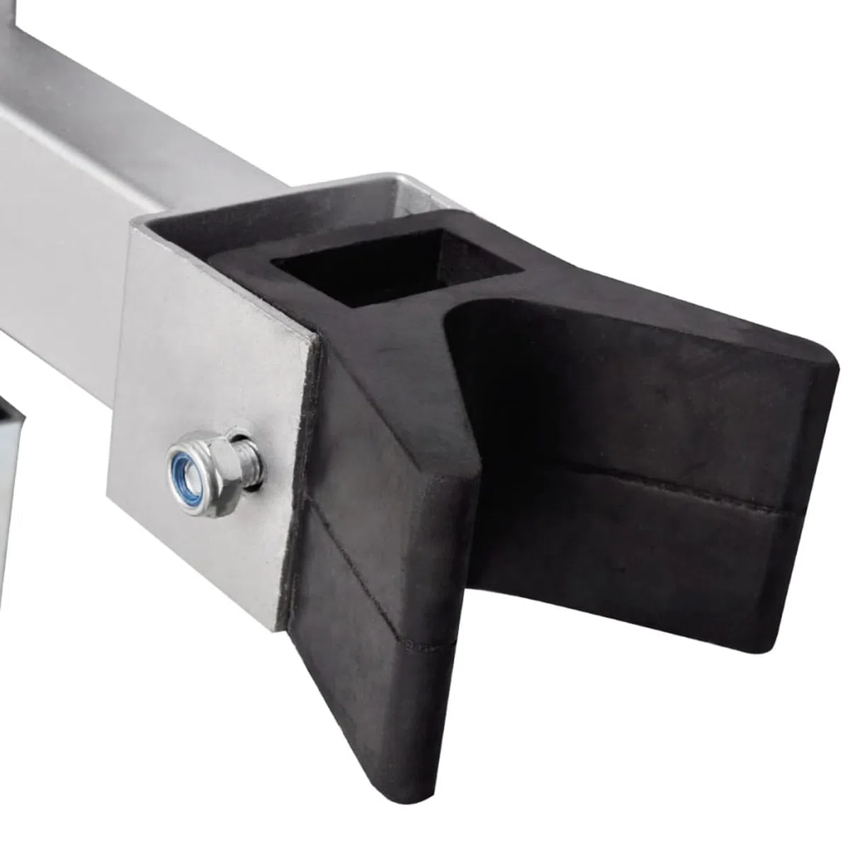 Gecheer Bootsanhänger Windenstand mit Bugstütze, Verstellbarer Windenständer 62-72 cm, Stahl, für sichere Bootsführung und Transport