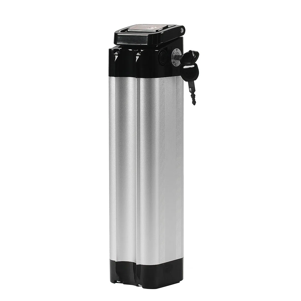 SEASON Ebike Akku 24V 10.4Ah Li-ion Akku Sitzrohr Batterie in Silber OHNE Ladegerät für u.a. Trio Phylion MiFa Rex