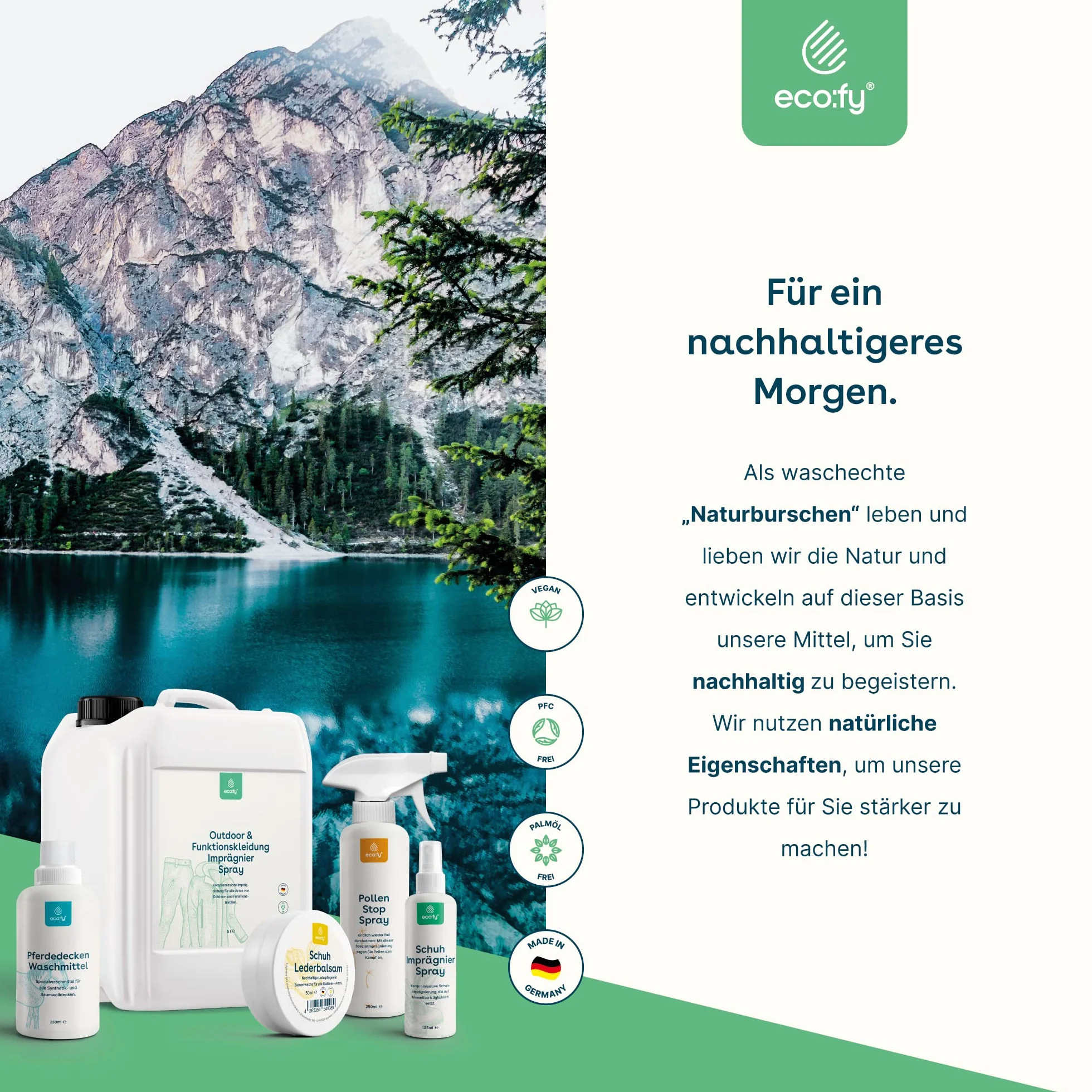 Zelt Imprägnierung - Imprägnierspray für Zelte & Pavillons aller Art - Veganer Schutz vor Nässe & Schmutz - UV-stabil, Zelt Zubehör & PFC-frei - Imprägnierspray Zelt - Made in Germany