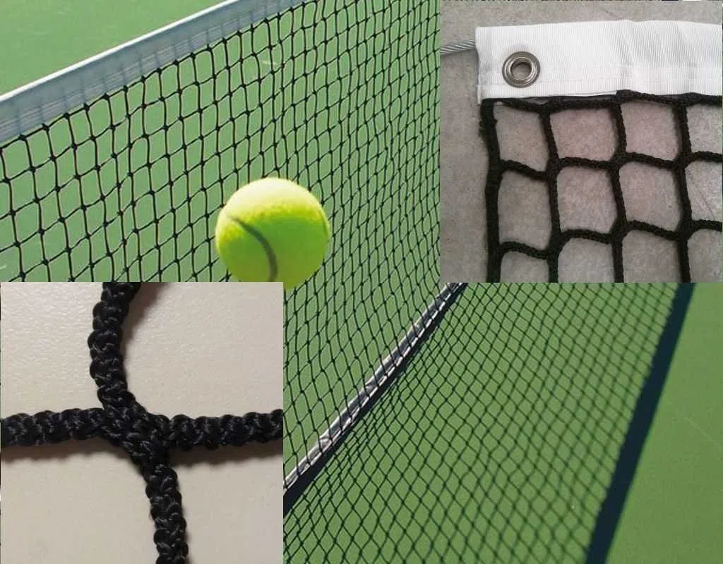 Padel Netz ohne Knoten. Polypropylen 3 mm Ø. 10 mx 0,9 m