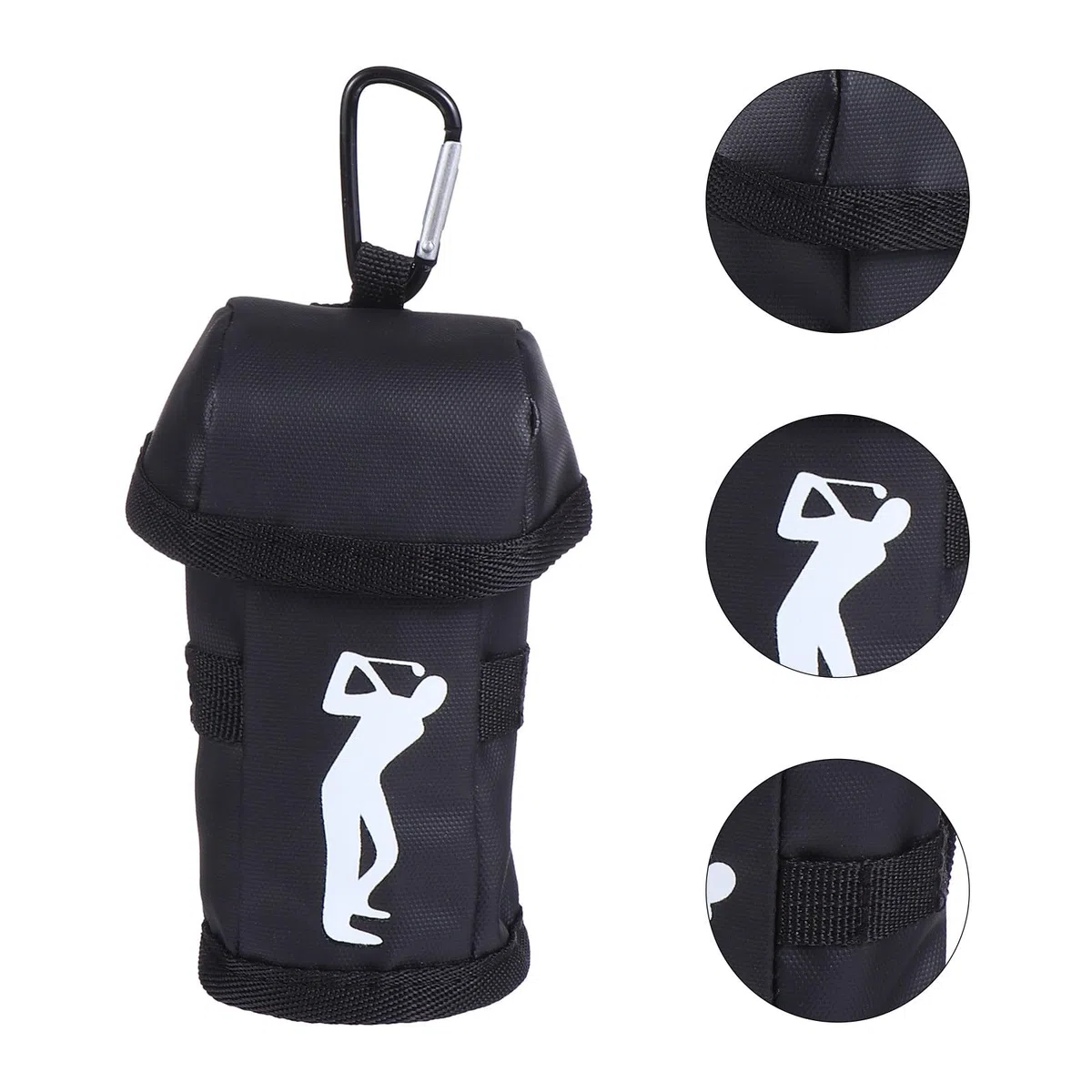 Tragbare Golfball Tasche aus Leichtem Material Kompakte Mini Aufbewahrungstasche für Bälle Einfache und Praktische Golfzubehör Tasche für Unterwegs und Platzsparendes Verstauen