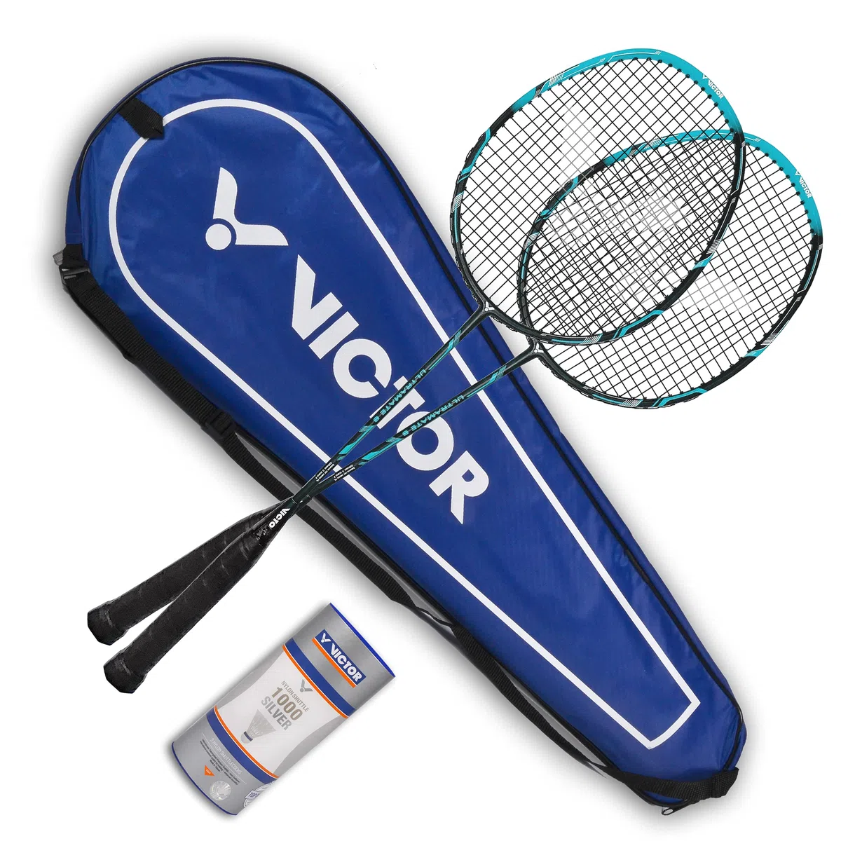 Victor Ultramate Badmintonschläger Verschiedene Varianten, als Set oder Einzelschläger