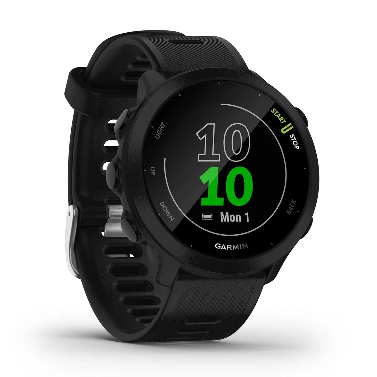 Garmin Forerunner 55 [renewed] – GPS-Laufuhr mit 1,04“ Always-On-Farbdisplay, täglichen Trainingsempfehlungen, Laufzeitprognose, über 15 Sport-Apps und bis zu 14 Tagen Akkulaufzeit [Generalüberholt]