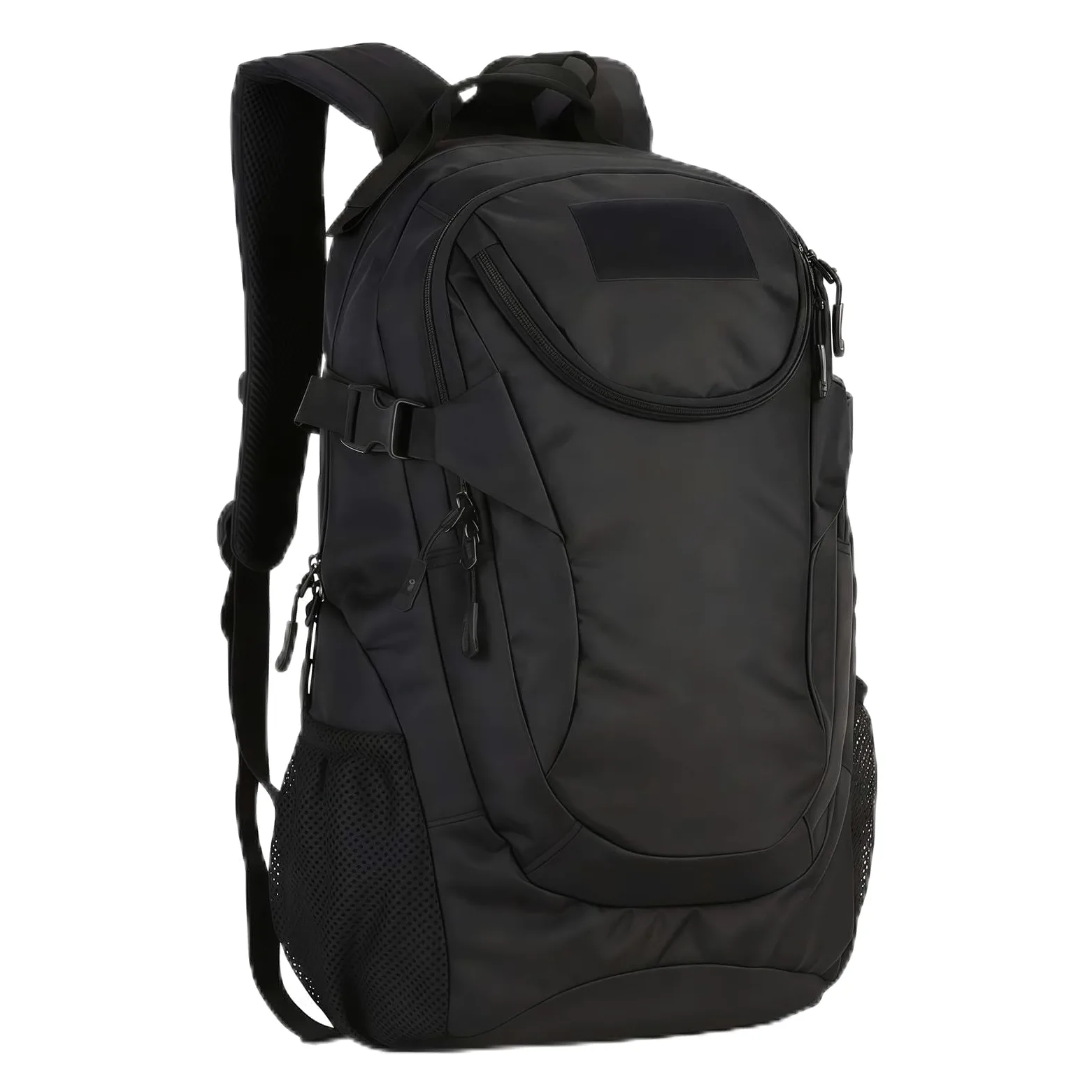 VINBAGGE Rucksack Molle Taktische Motorrad Wanderrucksack Outdoor Wasserdicht Trekkingrucksack 25L Campus Jagdrucksack Schulrucksack Jungen Daypack für Herren Damen Schwarz