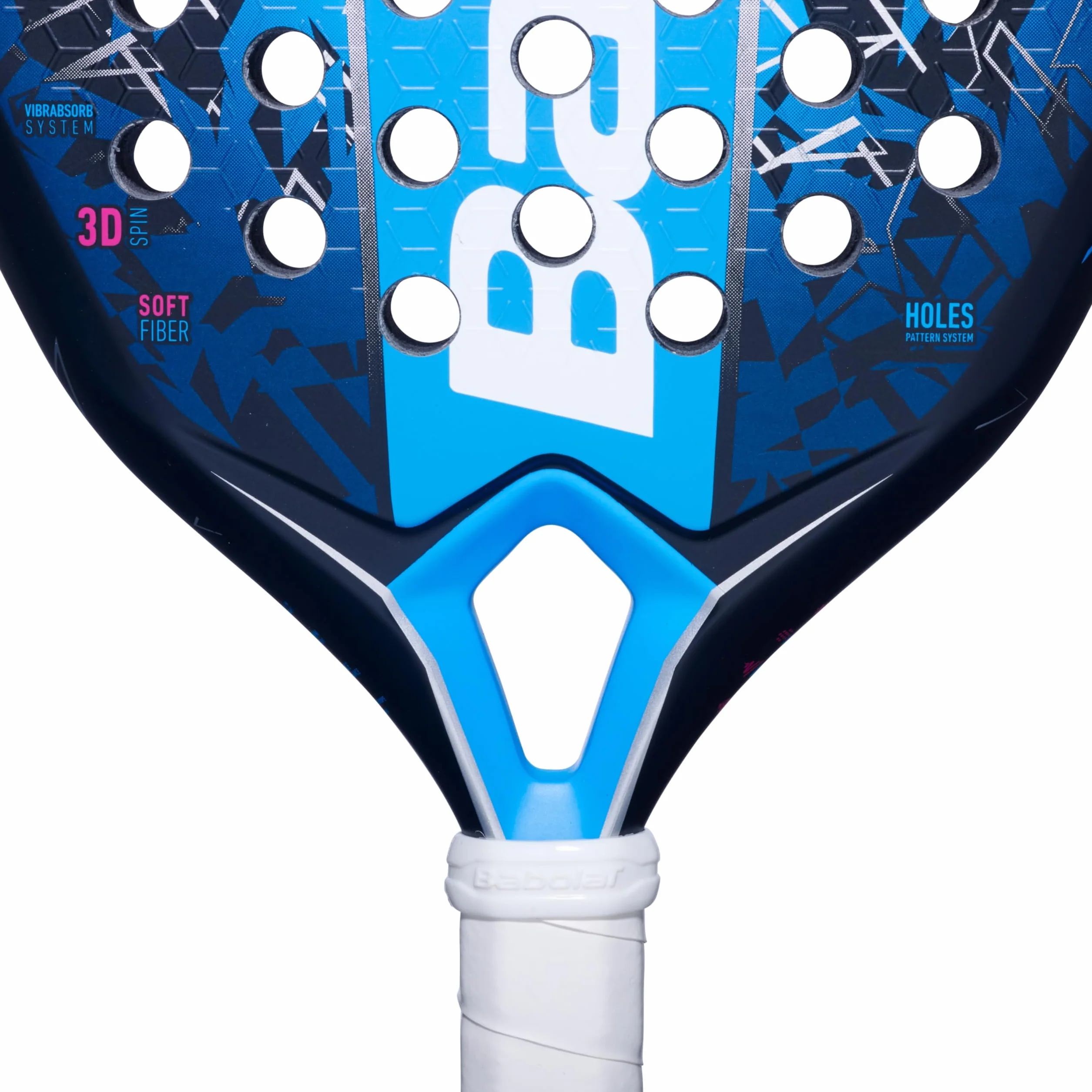 Babolat - Padel-Schläger Modell Air Vertuo, Einheitsgröße, Farbe Blau, Verbundmaterial, Perfekt für Luftangreifer, Balance Kontrolle und Kraft