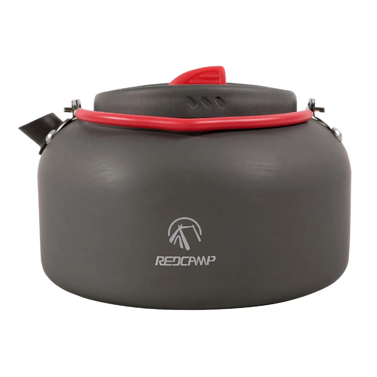 REDCAMP 1.4L Small Camping Kettle, Folding Water Pot with Carrying Bag, Compact Lightweight Tea Kettle for Outdoor Cooking Backpacking Picnic Fishing Boiling