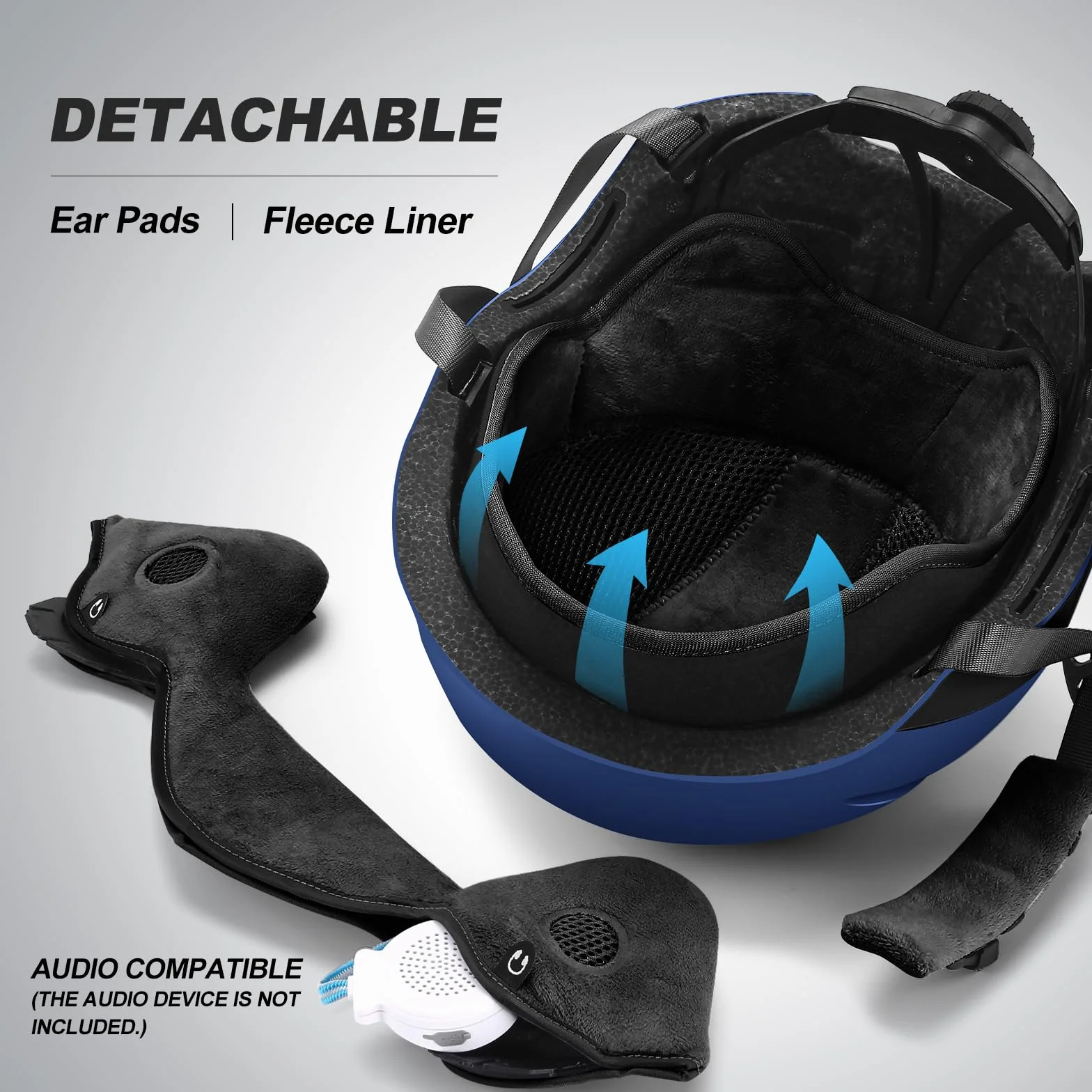 Odoland Skihelm und Skibrille Set Snowboardhelm mit Snowboardbrille für Damen und Herren und Jugend Ski Goggles UV 400 Schutz Windwiderstand Snowboard Brille zum Skifahren und Bergsteigen