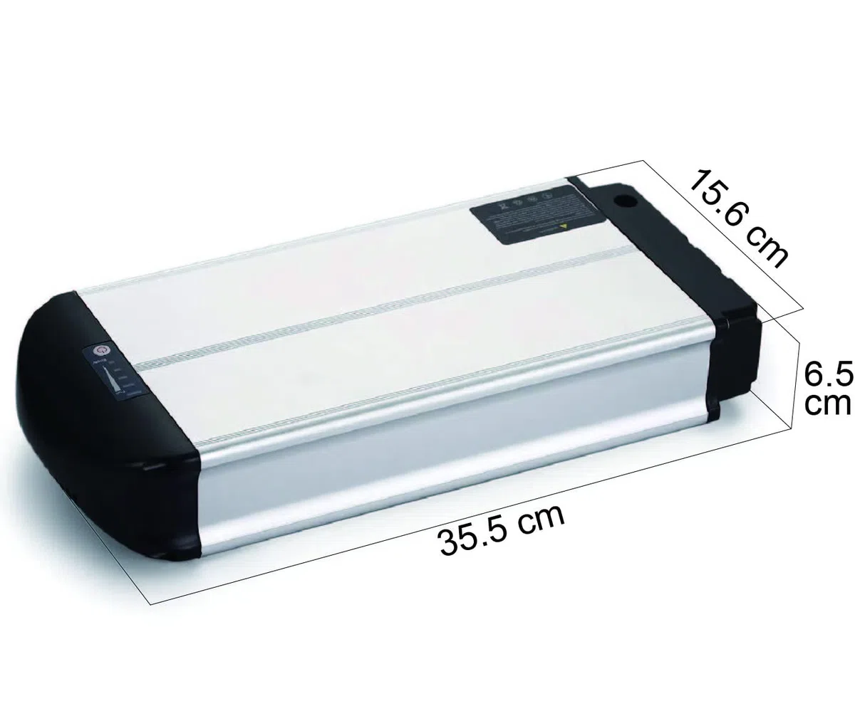 36V 13Ah XH370-10J Dolphin E-Bike Batterien Elektrofahrrad Gepäckträger Akku für Phylion Trio Rex Mifa Cyco Curtis ElFei McKenzie u.a.Ersatzbatterie