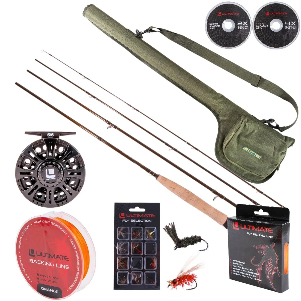 Ultimate Drifter Fly Combo Fliegenfischer-Set - Fliegenfischset