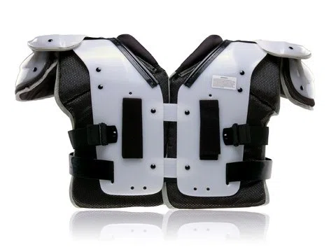 Full Force Ares Multi Position American Football Shoulder Pad LB/RB/OL/DL, Schwarz, XL, FF0202012113